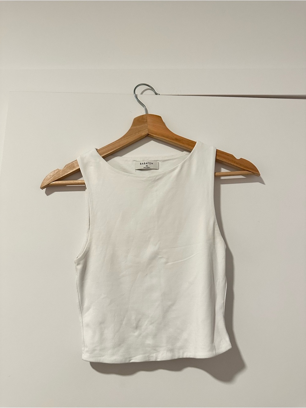 Aritzia Babaton contour high neck cropped tank